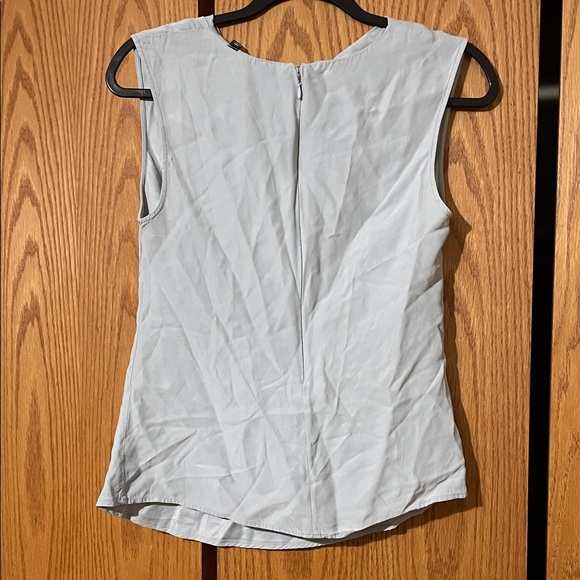 Emporio Armani Light Gray Sleeveless Blouse - Picture 2 of 6